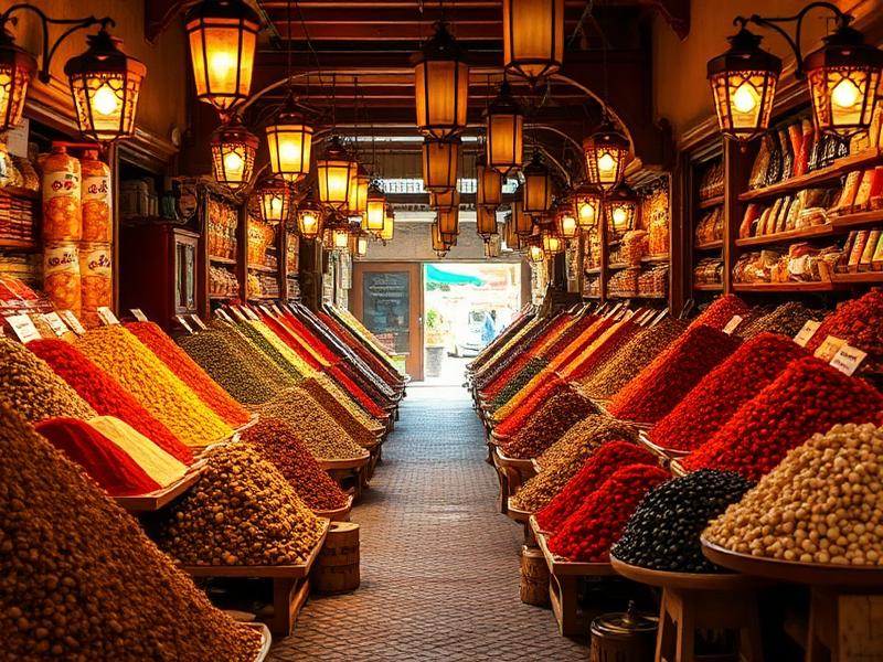 Marrakech spice souk
